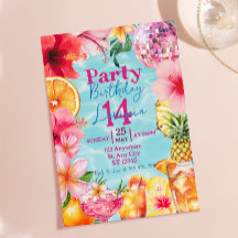 Fiesta de Cóctel en la Piscina Cumpleaños Verano T