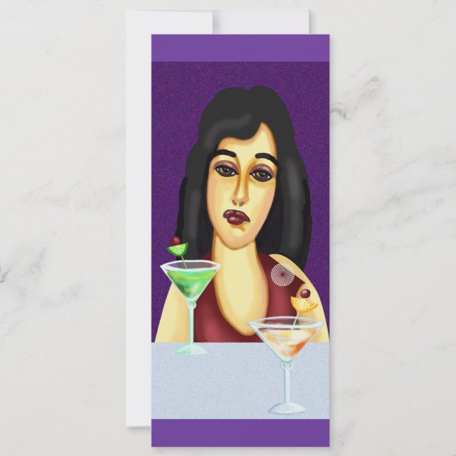 Invitación fiesta de cócteles (Anverso)