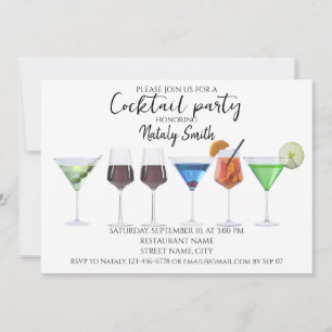 Invitación Fiesta de cócteles acuáticos