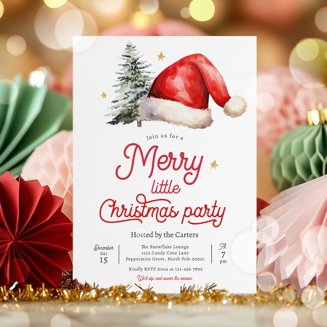 Invitación Fiesta de cócteles de ferry Little Navidades (Subido por el creador)