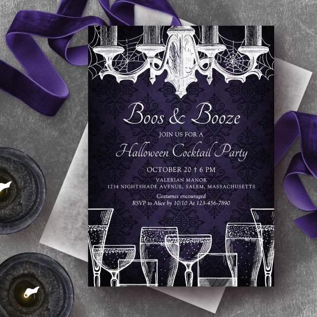 Invitación Fiesta de Cócteles de Halloween (Subido por el creador)