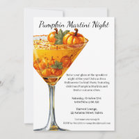 Fiesta de cócteles de Halloween | Calabaza Martini