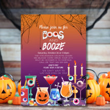 Fiesta de Cócteles de Halloween con Fantasmadas y