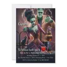 Fiesta de Cócteles de Halloween, Frankenstein y la