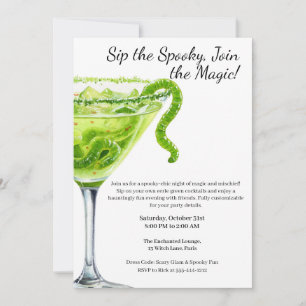 Invitación Fiesta de cócteles de Halloween   Potion Magique
