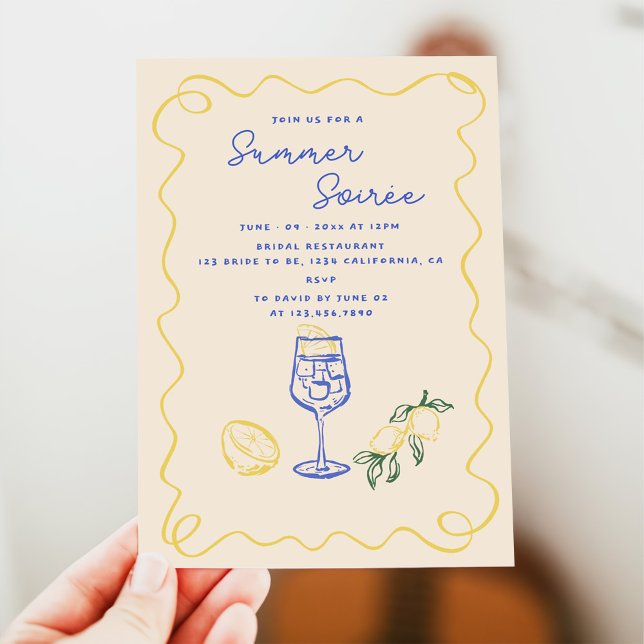 Invitación Fiesta de cócteles de la heladería de verano de ma (Subido por el creador)