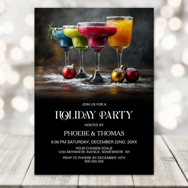 Invitación Fiesta de cócteles de vacaciones (Subido por el creador)
