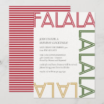 FIESTA de cócteles de vacaciones modernos de FALAL