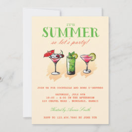 Invitación Fiesta de cócteles de verano