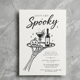 Invitación Fiesta de Cócteles Espeluznantes de Halloween Mode