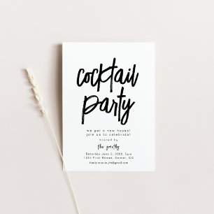 Invitación Fiesta de cócteles Fiesta de calentamiento de la c