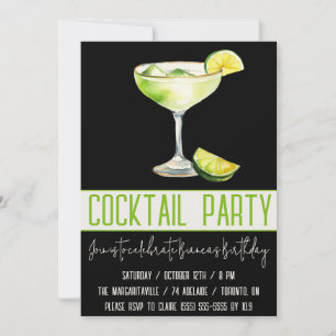 Invitación Fiesta de cócteles, Margarita, Bebida, fiesta de c
