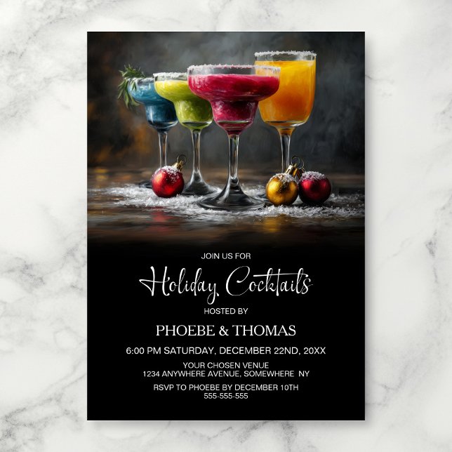 Invitación Fiesta de Cócteles Navideños (Subido por el creador)