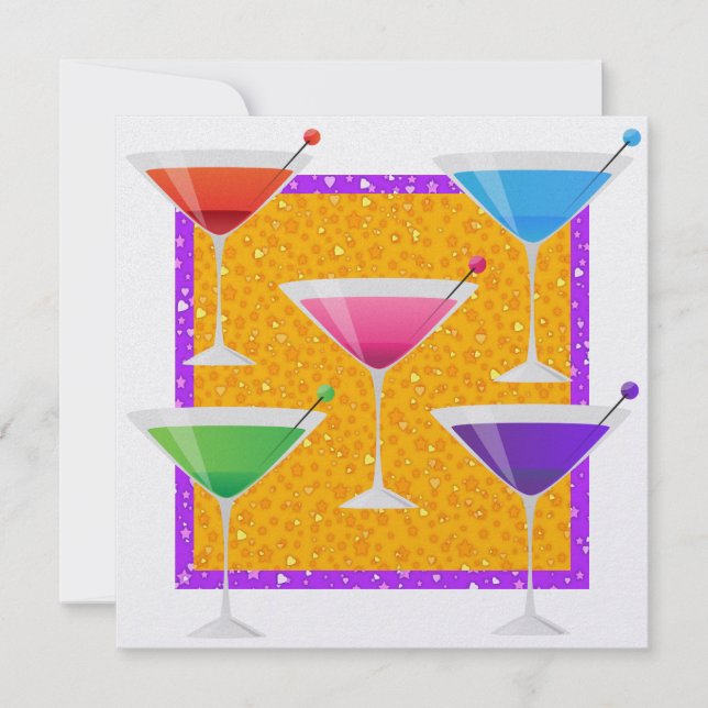 Invitación Fiesta de cócteles - SRF (Anverso)