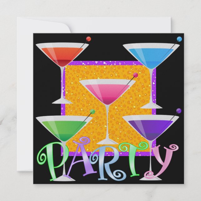 Invitación Fiesta de cócteles - SRF (Anverso)