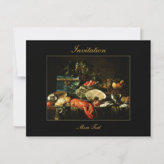 Invitación Fiesta de Comida Victoriana Vintage