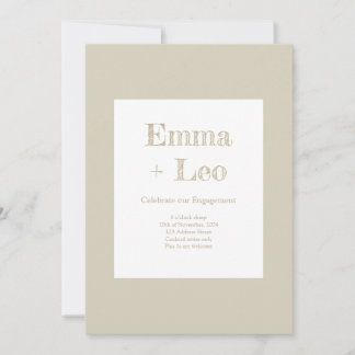 Invitación Fiesta de compromiso