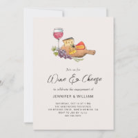 Fiesta de compromiso con vino y queso