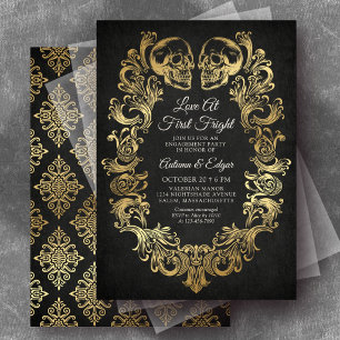 Invitación Fiesta de Compromiso de Amor de Halloween al Prime