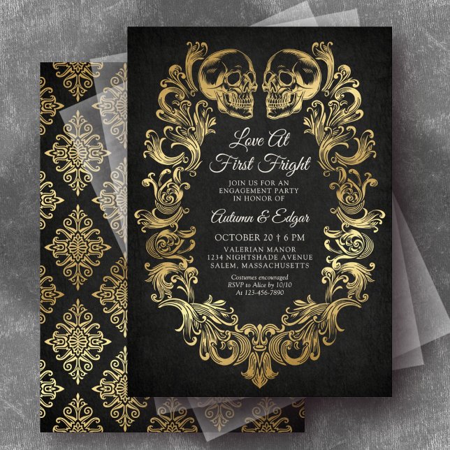 Invitación Fiesta de Compromiso de Amor de Halloween al Prime (Subido por el creador)