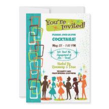 Fiesta de Compromiso de Cócteles Modernos de Mitad