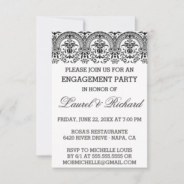 Invitación Fiesta de compromiso de las vides (Anverso)