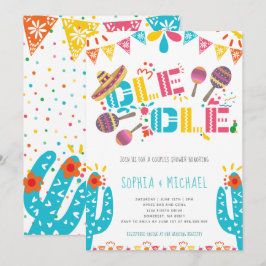 Invitación Fiesta de compromiso de parejas de Ole Ole mexican
