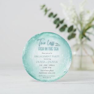 Invitación Fiesta de compromiso de temas de playa