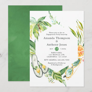 Invitación Fiesta de Compromiso de Verano