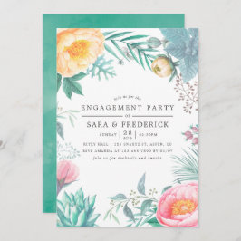 Invitación Fiesta de compromiso de verano de la Casa de la Mo