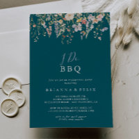Fiesta de compromiso de Wildflower Green I Do BBQ