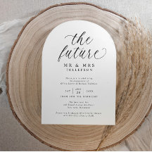 Fiesta de Compromiso Elegante Negro y Blanco