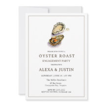Fiesta de compromiso Watercolor Oyster Roast