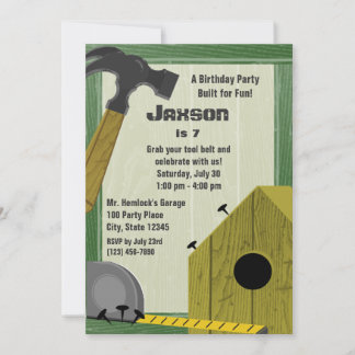 Invitación Fiesta de construcción