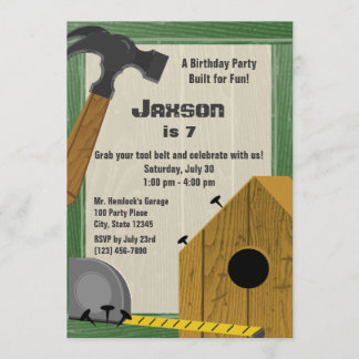 Invitación Fiesta de Construcción de la Casa de Aves