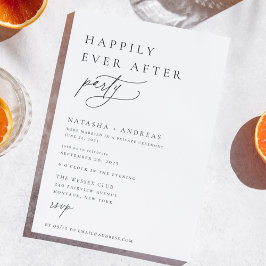 Invitación Fiesta de Contemporary Chic para Siempre