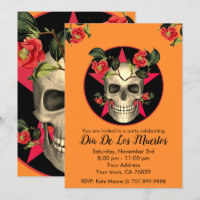Fiesta de cráneo de Dia De Los Muertos