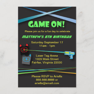 Invitación Fiesta de creación de equipo o cumpleaños de etiqu
