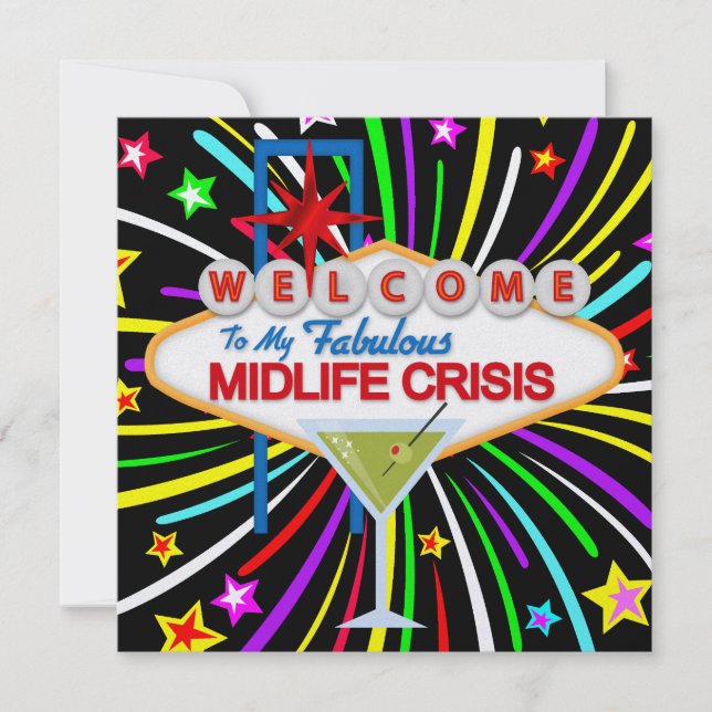 Invitación Fiesta de crisis de la vida media - SRF (Anverso)