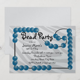 Invitación Fiesta de cuentas