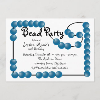 Invitación Fiesta de cuentas
