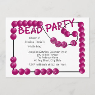 Invitación Fiesta de cuentas