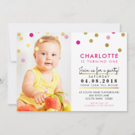 Invitación FIESTA DE CUIDADO DE cumpleaños INVITE chica de sp