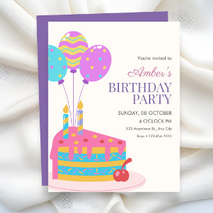 Invitación Fiesta de cumpleaños