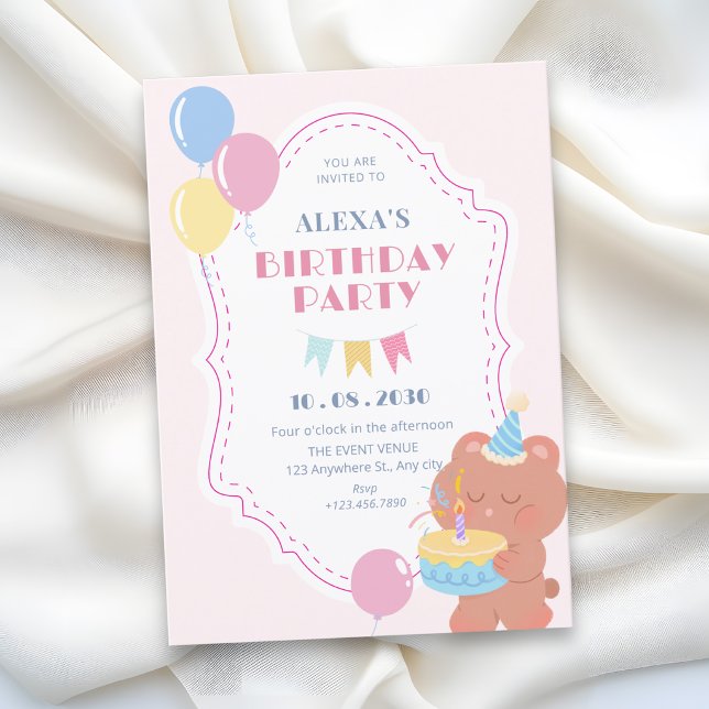 Invitación Fiesta de cumpleaños  (Subido por el creador)