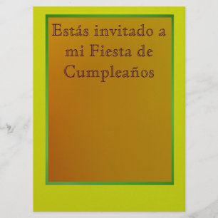 Invitación - Fiesta de cumpleaños