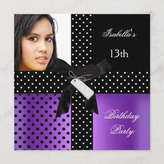 Invitación Fiesta de cumpleaños 13 años chicas adolescentes
