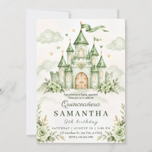 Invitación Fiesta de Cumpleaños 15 del Castillo de la Princes