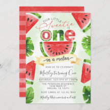 Fiesta de cumpleaños 1.ª sandía tropical