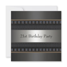 Fiesta de cumpleaños 21 de hombre de cuero negro